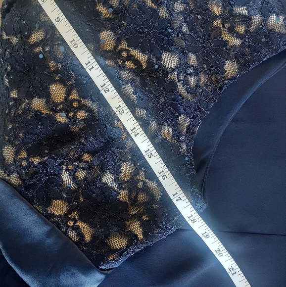 Connected Apparel,  woman's deep blue size 6 dress - Picture 4 of 8